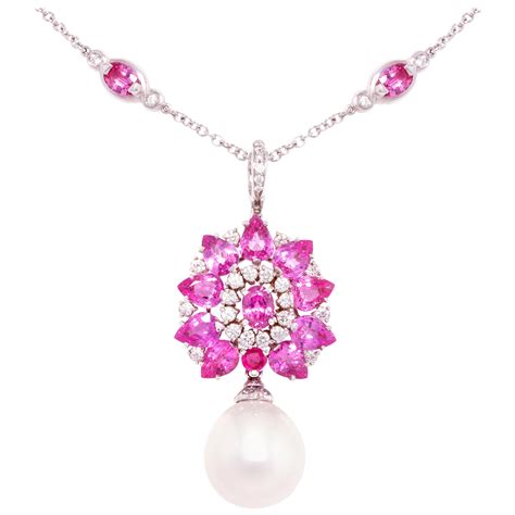 louis vuitton pink sapphire and diamond necklace cost|Products by Louis Vuitton: Colour Bloss.